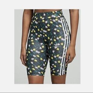 Adidas Originals AOP Multi Colored Floral‎ Cycling Woman’s Shorts Tights NWT XS